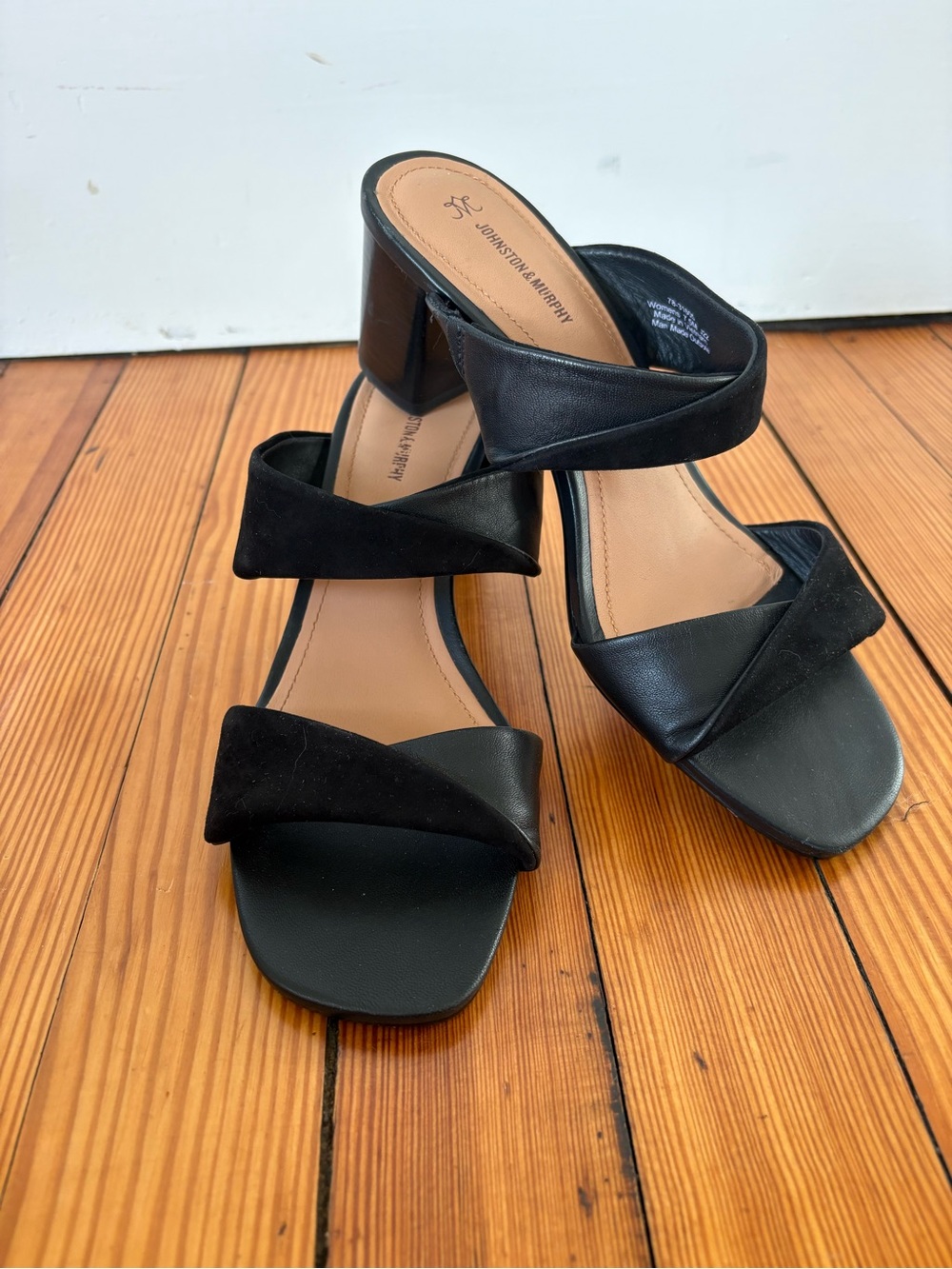 Johnston & Murphy Open Toe Slide Sandals